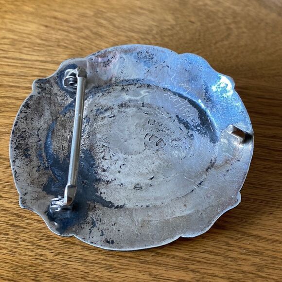 Leonard Maloney Navajo SS belt buckle - Picture 3 of 5